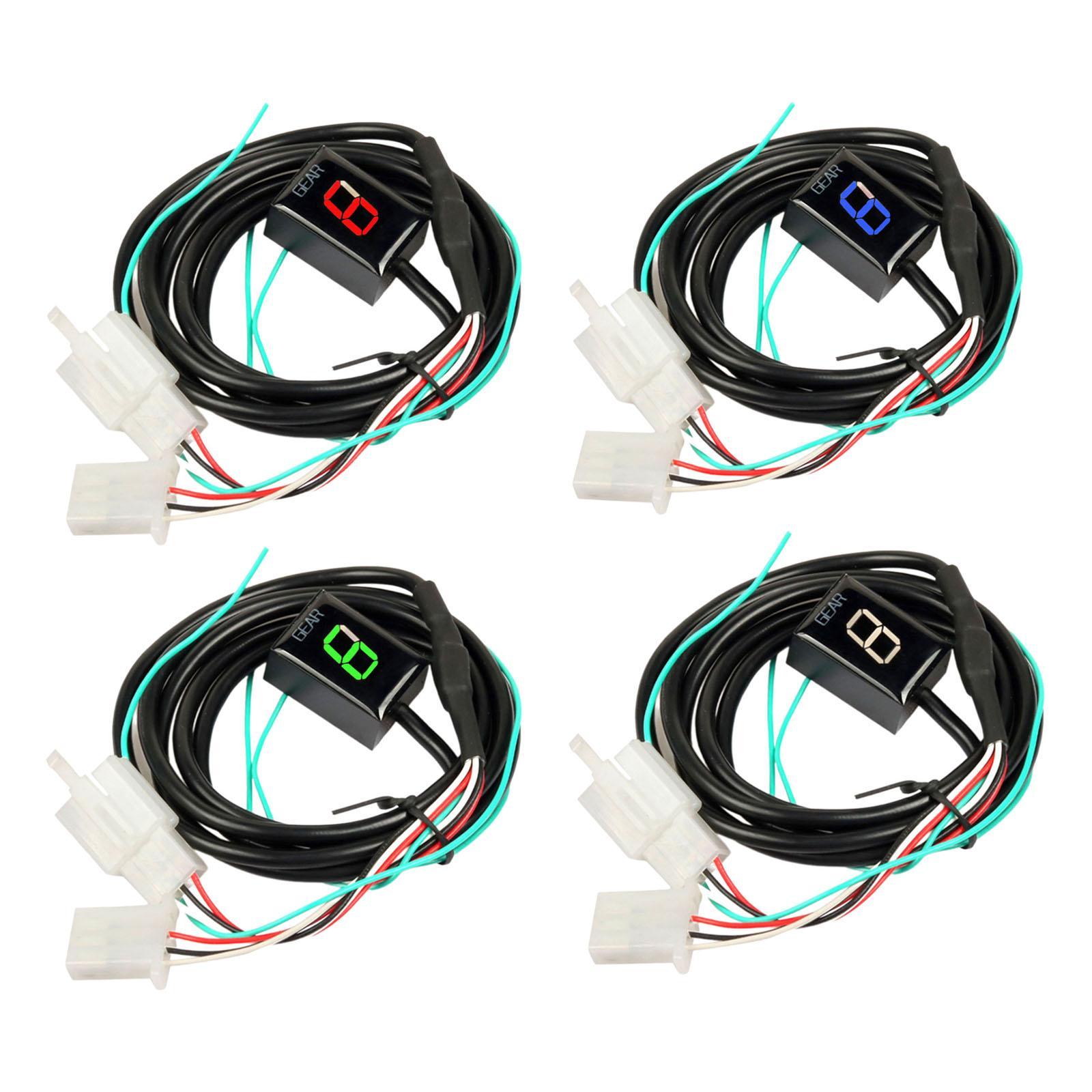 Motorcycle Gear Indicator Install - ตัวบ่งชี้เกียร์รถจักรยานยนต์ กันน้ำ ใช้งานได้จริง ติดตั้งง่าย จอแสดงผล LED