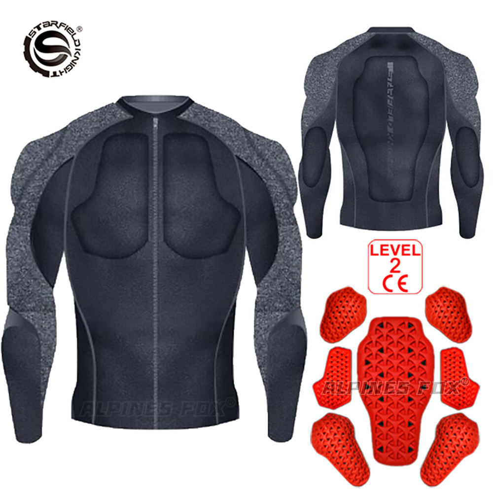 Motorcycle Gear Protection Levels - เสื้อแจ็คเก็ตมอเตอร์ไซค์แบบนุ่มสำหรับฤดูร้อน ระดับ CE 2 ชุดเกราะป้องกันร่างกายสำหรับผู้ชาย เสื้อผ้าป้องกันสำหรับขี่มอเตอร์ไซค์วิบาก
