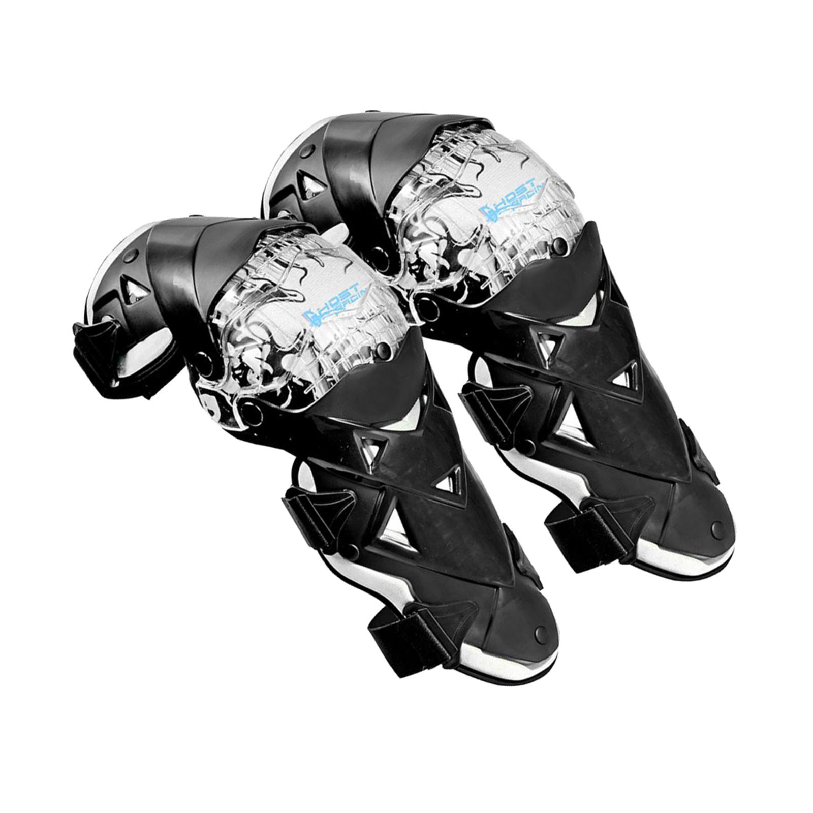 Motorcycle Gear Cycle - สนับเข่ามอเตอร์ไซค์เอนดูโร่ อุปกรณ์ป้องกันแบบปรับได้ ป้องกันหน้าแข้งสำหรับมอเตอร์ครอสและกีฬาปั่นจักรยาน