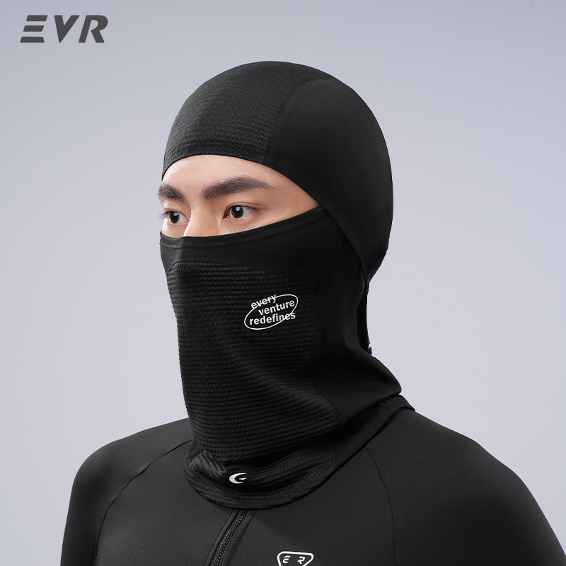 Motorcycle Gear Cycle - หน้ากากกันลมกันหนาว EVR สำหรับฤดูหนาว ผ้าขนสัตว์ ปิดคอ กันลม