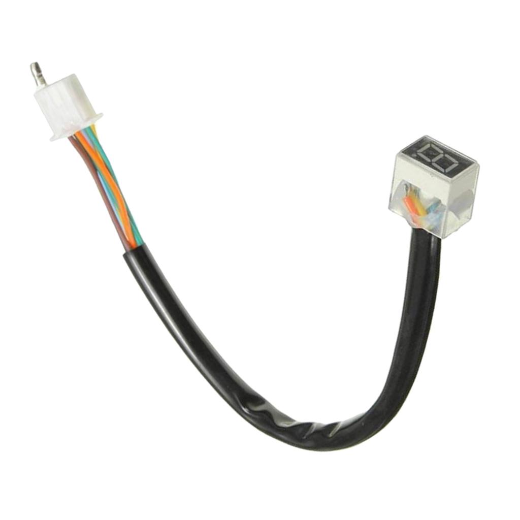 จอแสดงผลความเร็วแบบดิจิตอล LED - Motorcycle Gear Indicator Install บทวิจารณ์และราคา
