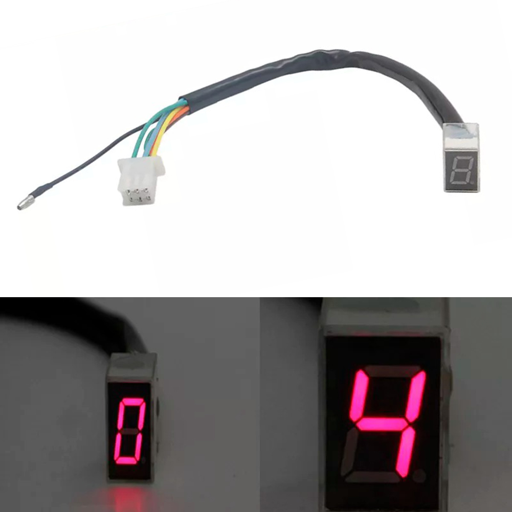 ติดตั้งง่ายอุปกรณ์เสริมรถจักรย - Motorcycle Gear Indicator Install บทวิจารณ์และราคา