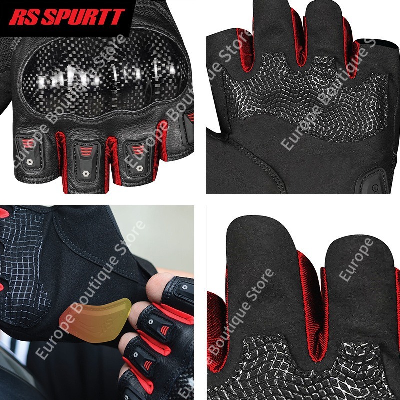 ถุงมือมอเตอร์ไซค์แบบเปิดนิ้วคร - Motorcycle Gear For Summer บทวิจารณ์และราคา