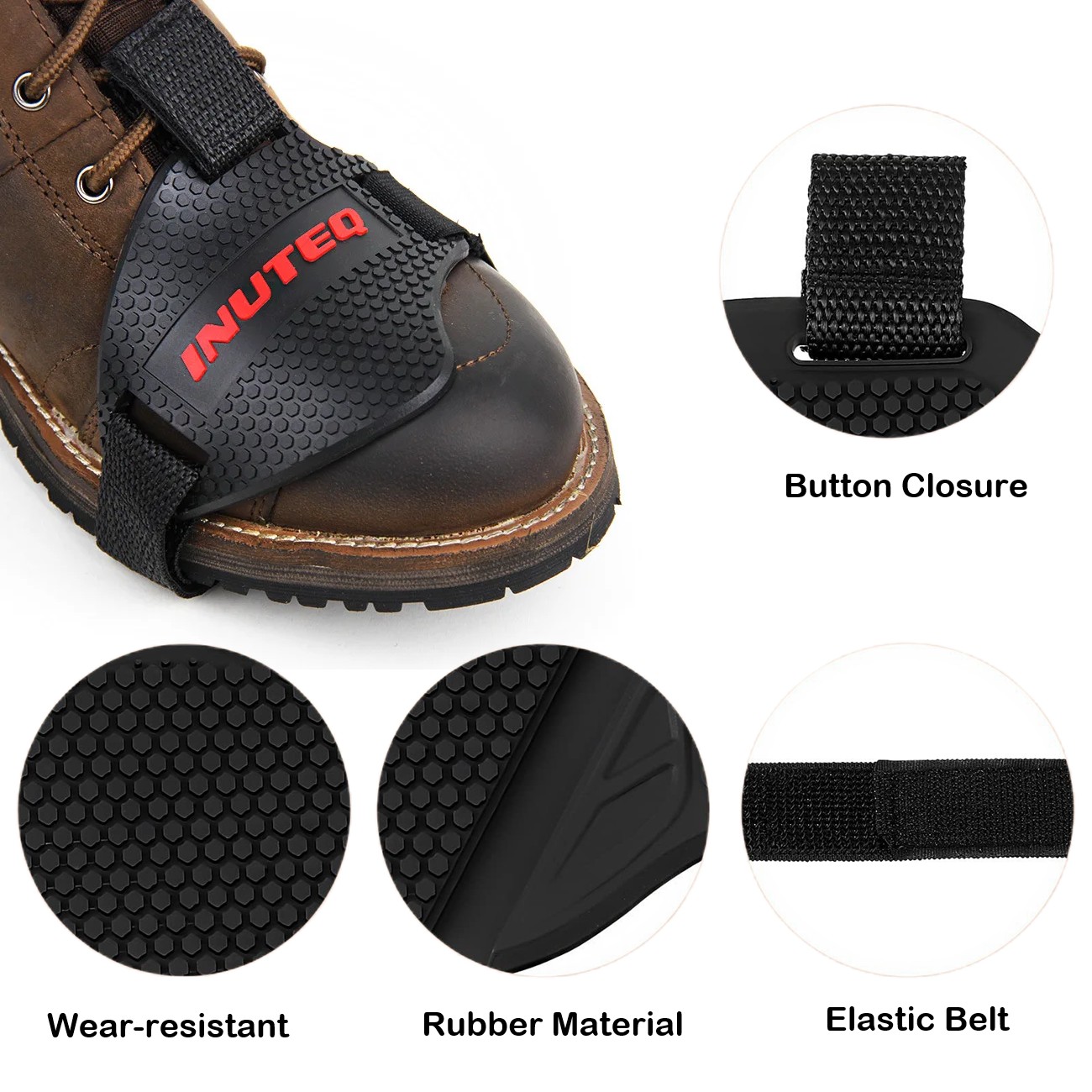 ฝาครอบรองเท้าแบบปรับได้ แผ่นรอ - Motorcycle Gear Cycle บทวิจารณ์และราคา