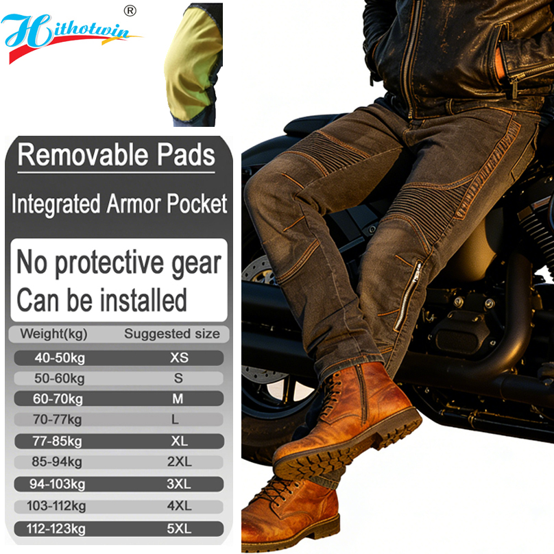 กางเกงยีนส์เคฟลาร์สำหรับผู้ชาย - Motorcycle Gear For Summer บทวิจารณ์และราคา